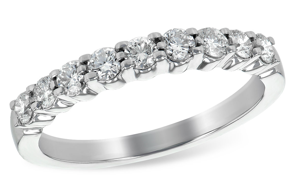 D244-05140: LDS WED RG .50 TW (9 STONES)