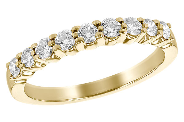 D244-05140: LDS WED RG .50 TW (9 STONES)