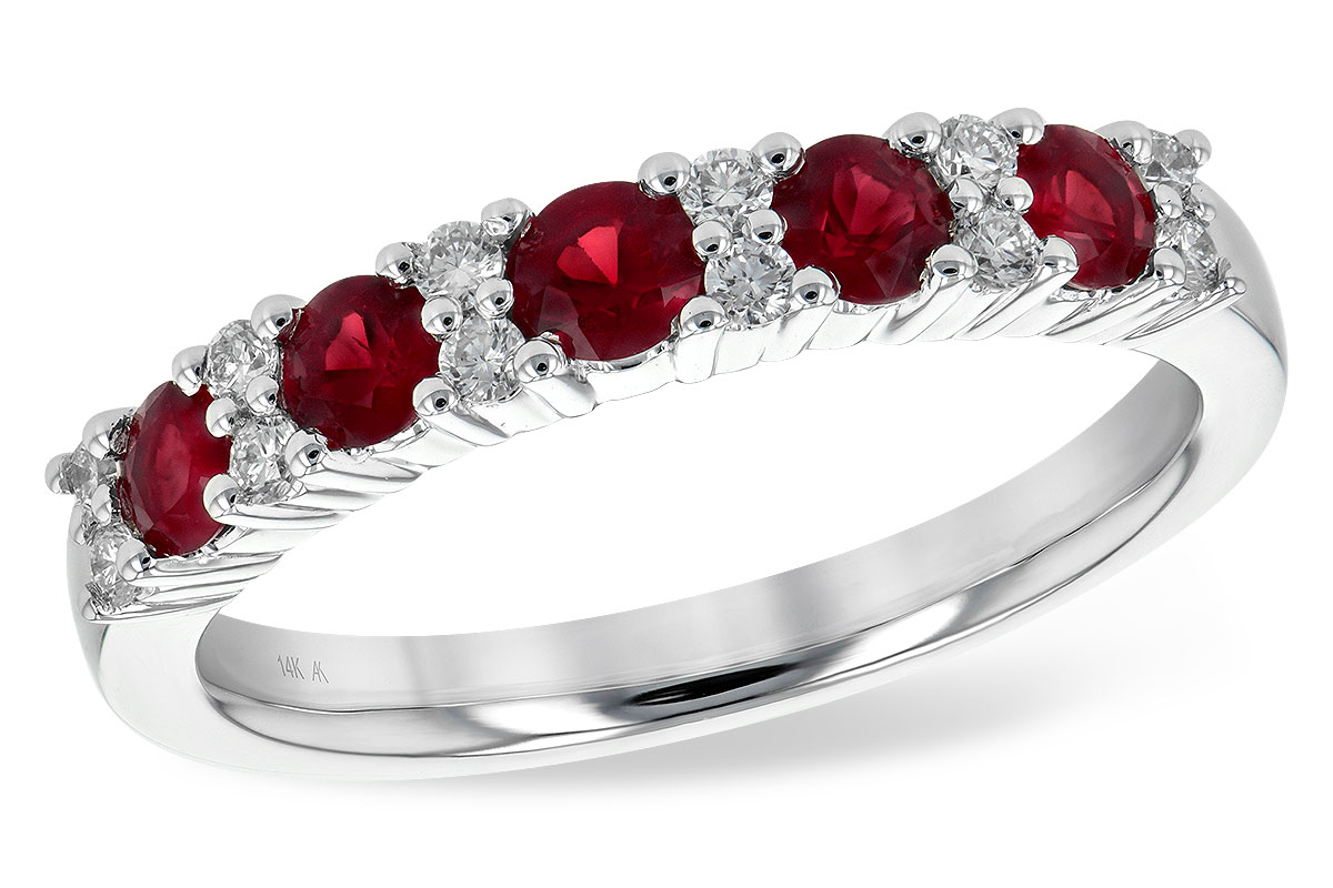 D244-92449: LDS WED RG .66 RUBY .83 TGW