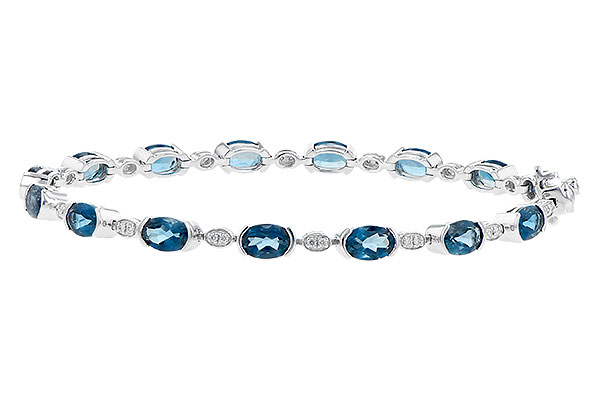D244-96995: BRACELET 7.20 LONDON BLUE TOPAZ 7.36 TGW