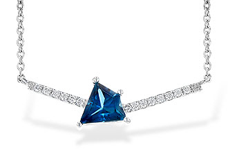 D244-97831: NECK .87 LONDON BLUE TOPAZ .95 TGW