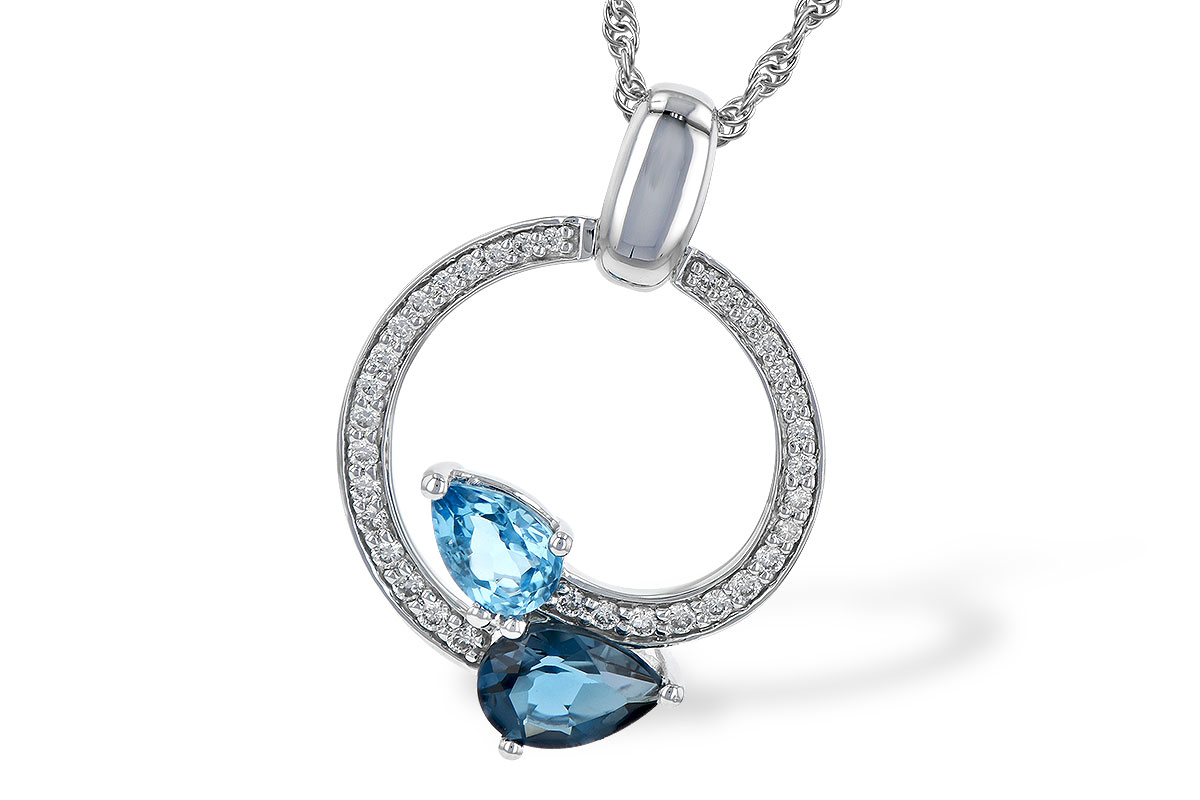 D244-97858: NECK 1.22 BLUE TOPAZ 1.40 TGW