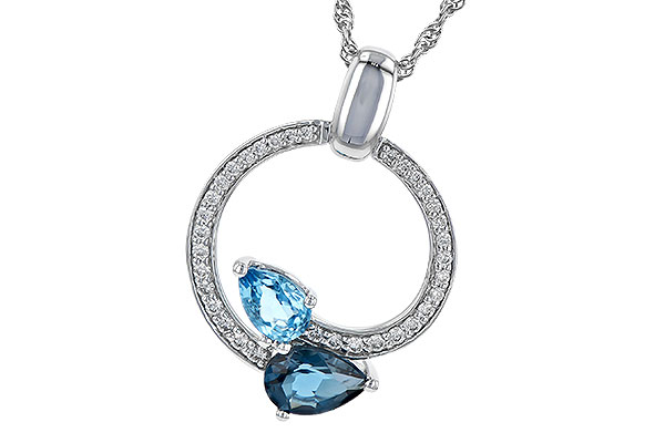 D244-97858: NECK 1.22 BLUE TOPAZ 1.40 TGW