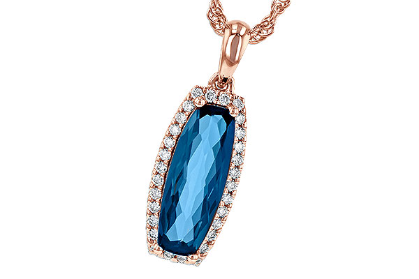 D244-98731: NECK 1.58 LONDON BLUE TOPAZ 1.70 TGW