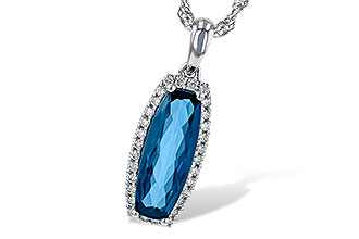 D244-98731: NECK 1.58 LONDON BLUE TOPAZ 1.70 TGW