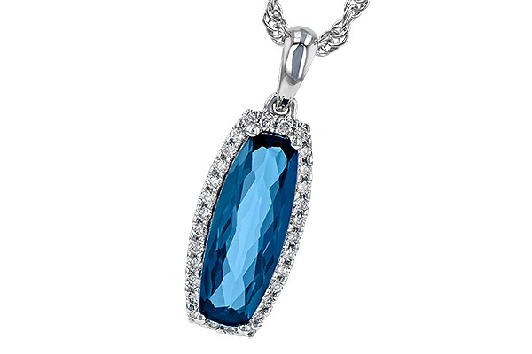D244-98731: NECK 1.58 LONDON BLUE TOPAZ 1.70 TGW