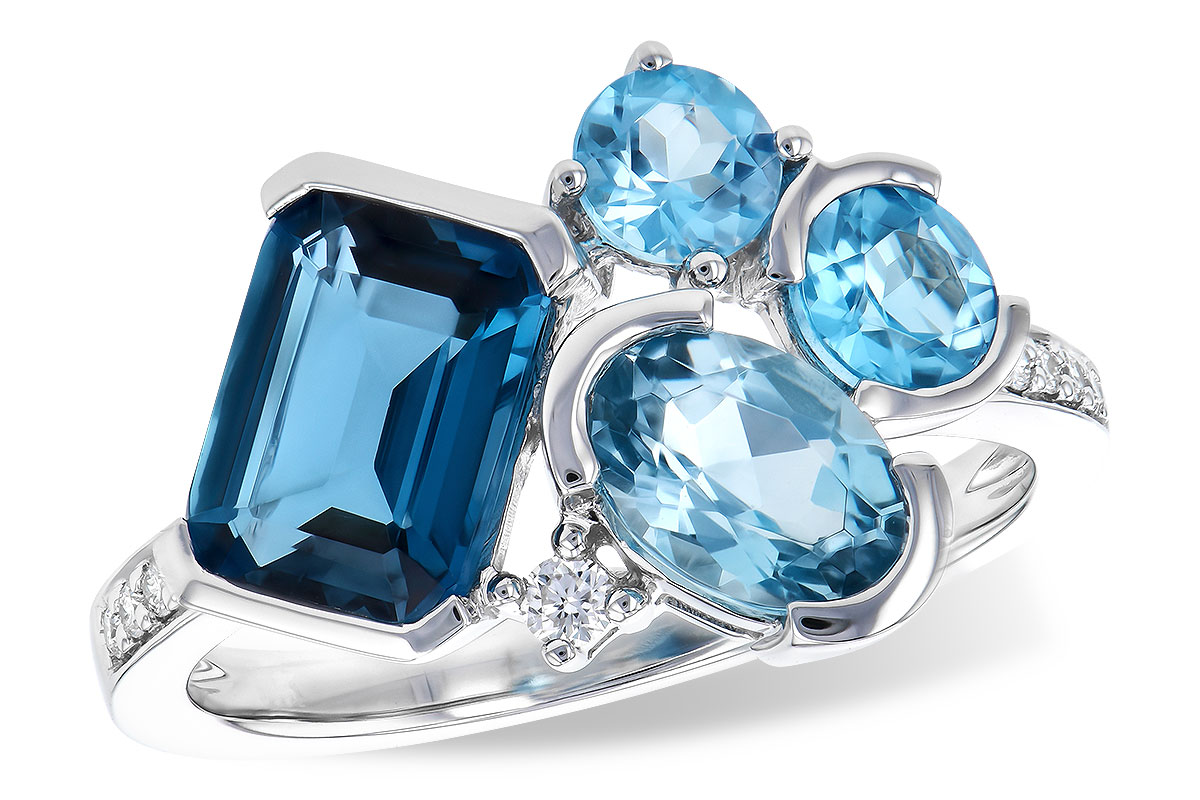 D327-70586: LDS RG 3.08 BLUE TOPAZ TW 3.15 TGW