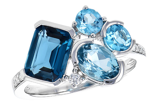 D327-70586: LDS RG 3.08 BLUE TOPAZ TW 3.15 TGW