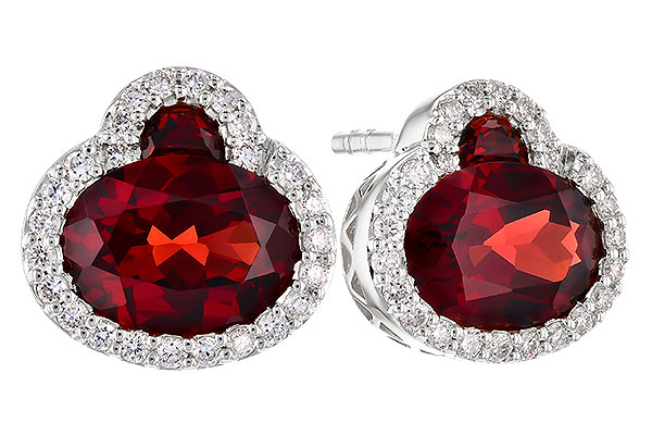 D327-71531: EARR 2.85 TW GARNET 3.06 TGW