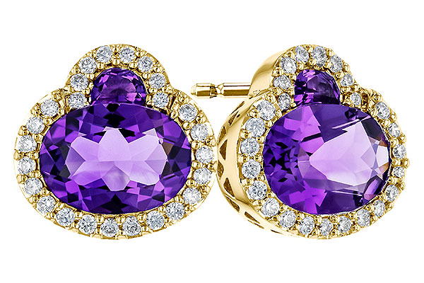 D328-56040: EARR 1.99 TW AMETHYST 2.20 TGW