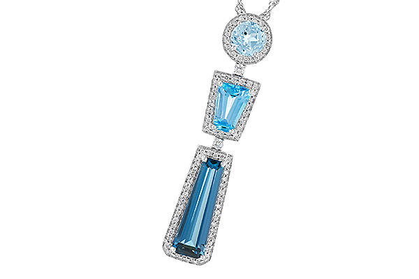 D328-56931: NECK 3.26 TW BLUE TOPAZ 3.50 TGW