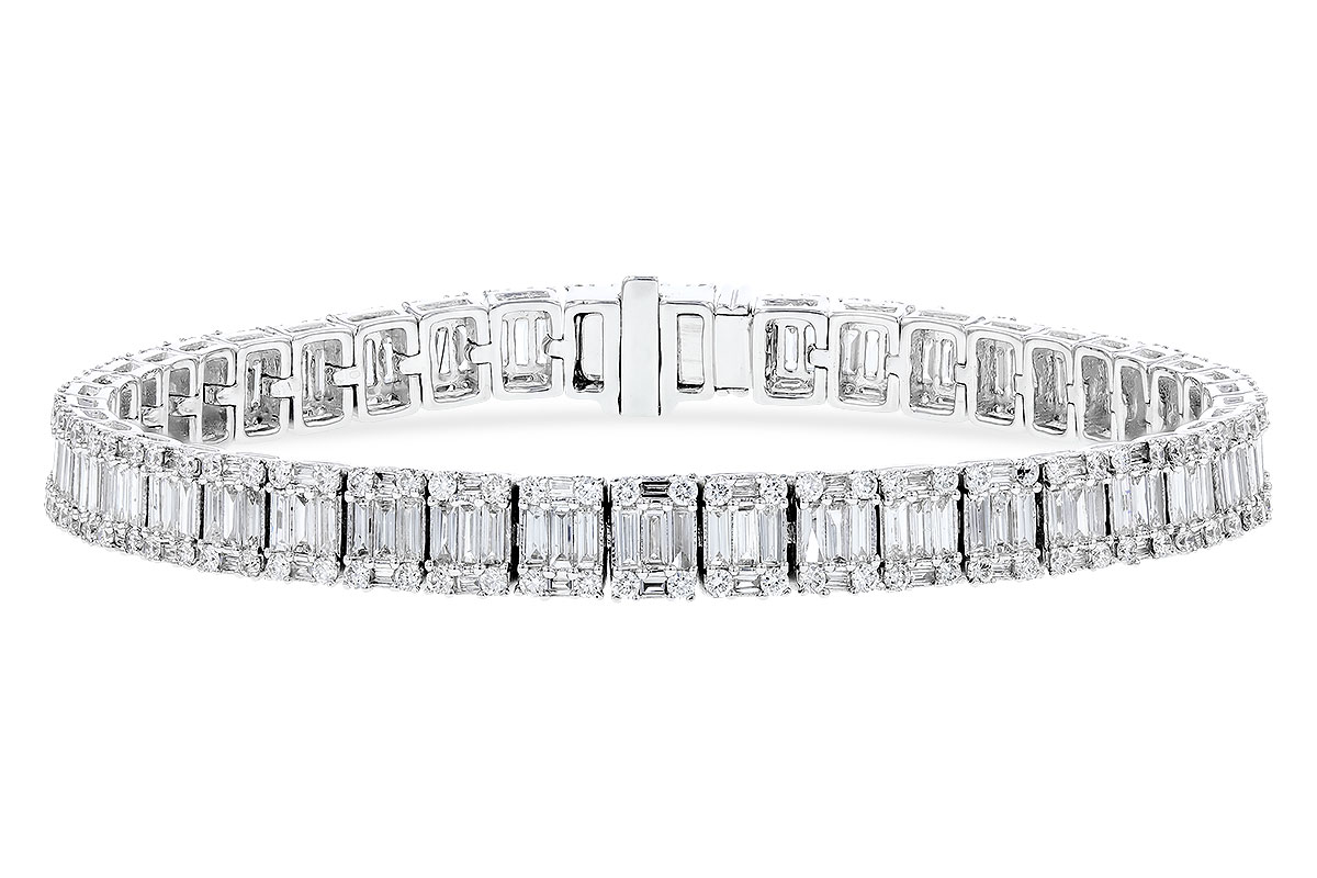 D328-56967: BRACELET 2.72 TW BAGUETTES 4.10 TW