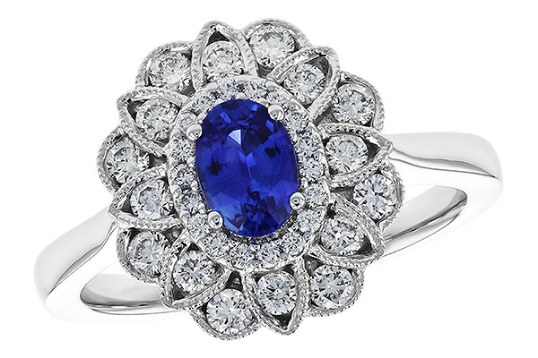 D328-62395: LDS RG .60 TW SAPPHIRE 1.12 TGW (6x4MM SAPP)