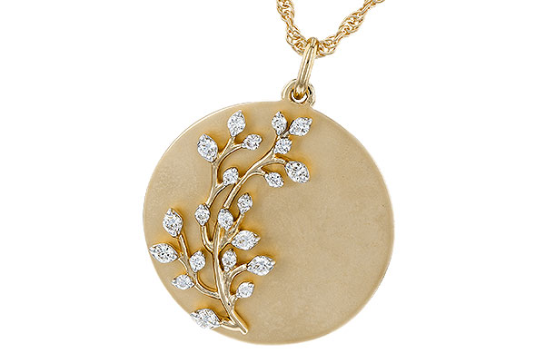 D329-46031: NECKLACE .24 TW