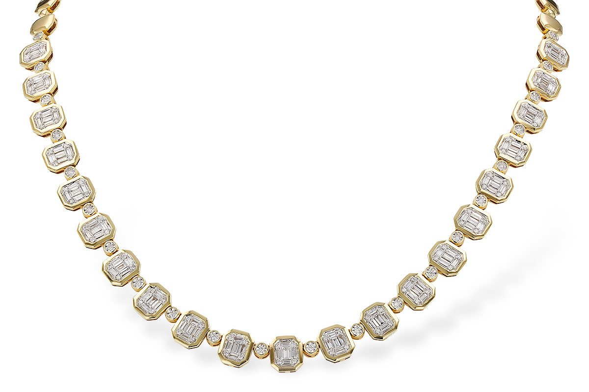 D329-46058: NECKLACE 1.39 BAG 1.80 TW (16")
