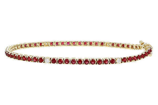D329-46995: BRACELET 3.04 RUBY 3.29 TGW (7")