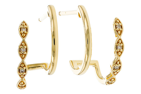D329-49649: EARRINGS .03 TW