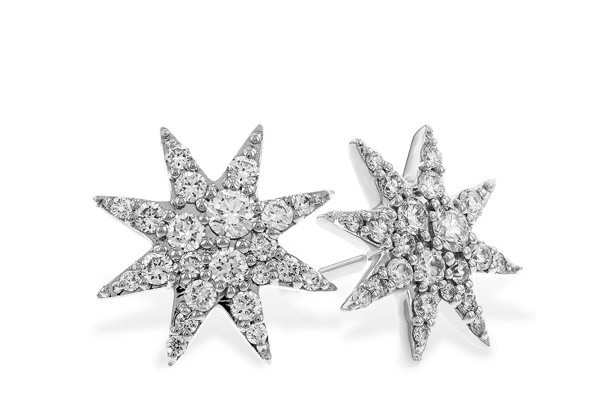 D329-52395: EARRINGS .50 TW