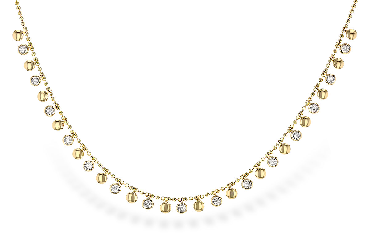 D329-53340: NECKLACE .24 TW
