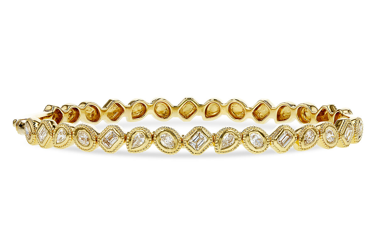 D329-53349: BANGLE 1.00 TW FANCY CUT DIAS