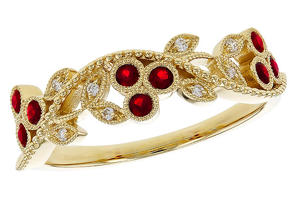 D329-54186: LDS DIA RG .22 RUBY TW .28 TGW