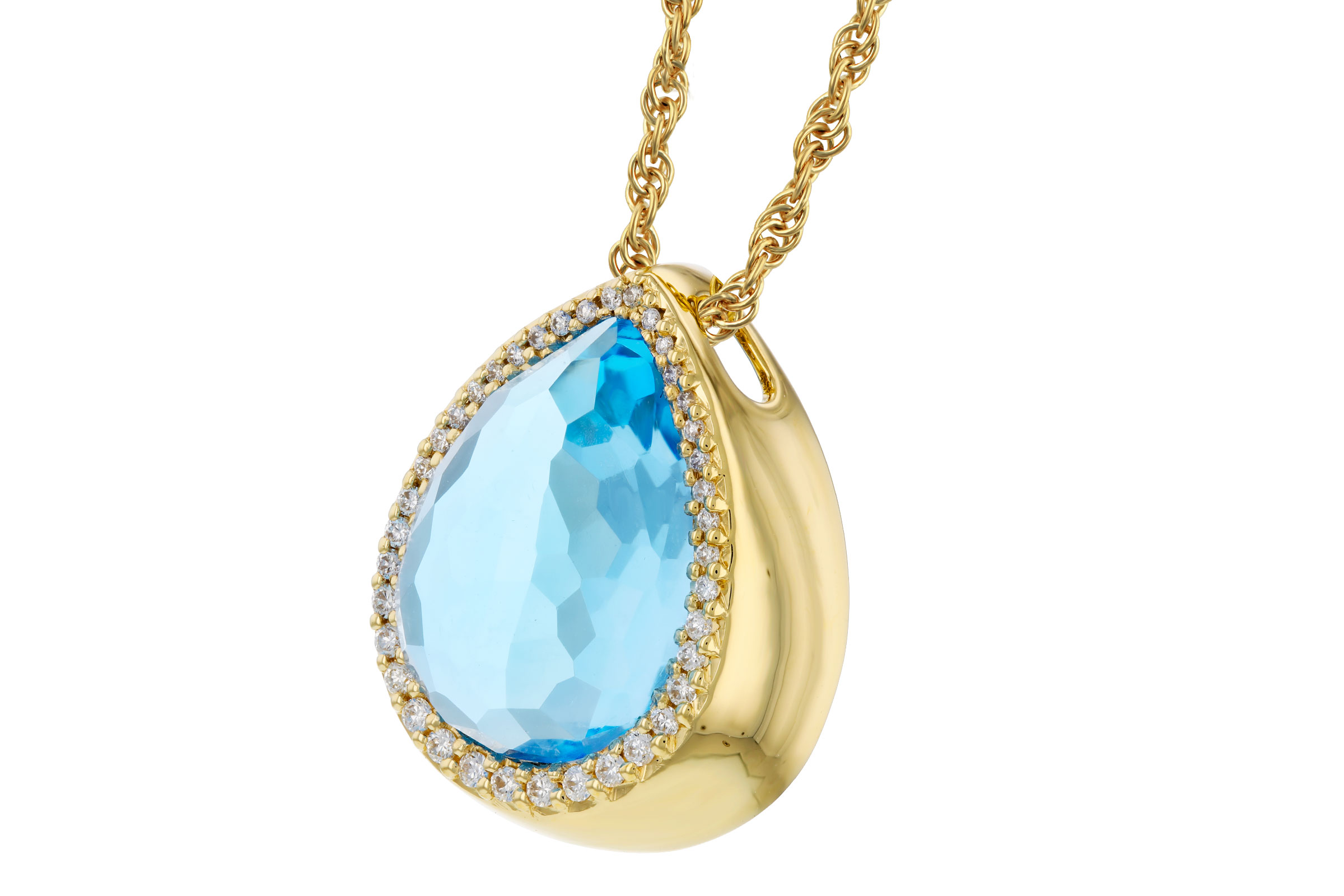 D330-37895: NECK 5.78 LONDON BLUE TOPAZ 5.92 TGW (14x10MM)