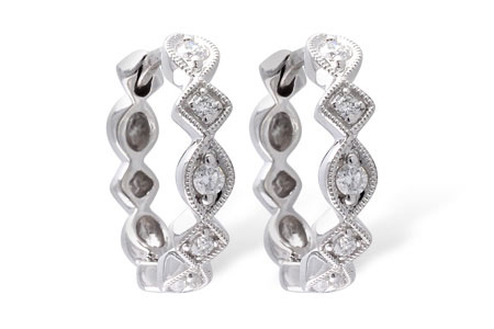 E055-82367: EARRINGS .22 TW