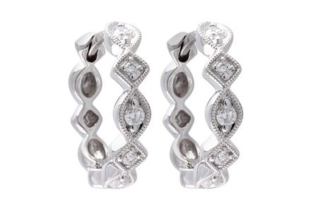 E055-82367: EARRINGS .22 TW