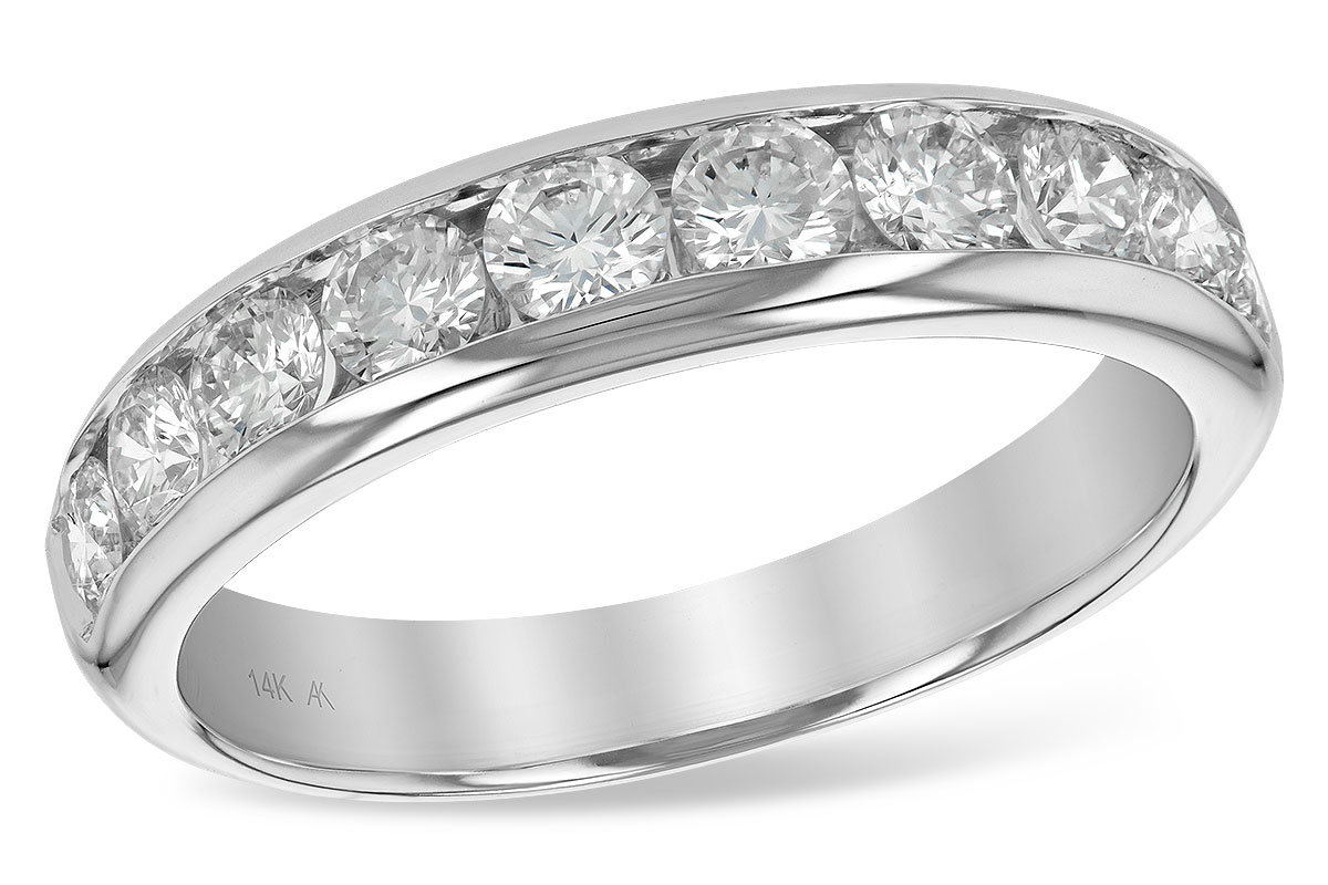 E147-69695: LDS WED RG 1.00 TW (10 STONES)