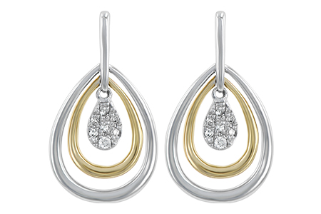 E238-58813: EARRINGS .06 TW