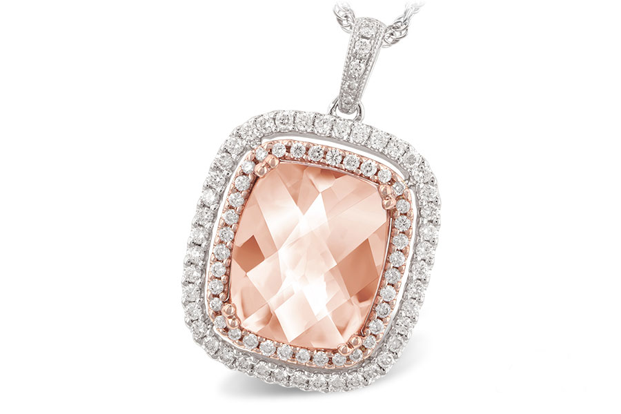 E243-13313: NECK 4.20 MORGANITE 4.66 TGW