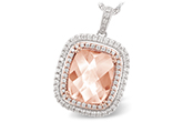 E243-13313: NECK 4.20 MORGANITE 4.66 TGW