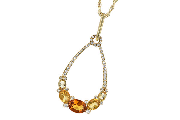 E243-13340: NECK 1.29 CITRINE 1.49 TGW