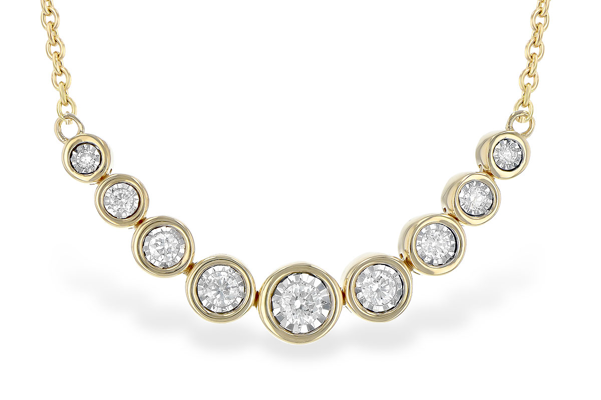 E244-96022: NECKLACE .25 TW (18")