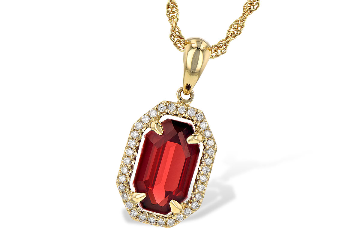 E244-96967: NECK 1.66 GARNET 1.75 TGW