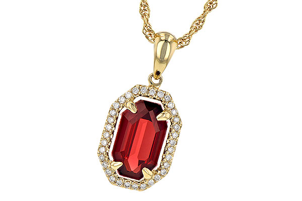 E244-96967: NECK 1.66 GARNET 1.75 TGW