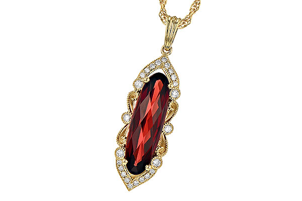 E244-96976: NECK 2.58 GARNET 2.70 TGW