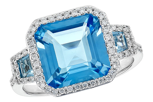 E244-98776: LDS RG 4.40 TW BLUE TOPAZ 4.60 TGW
