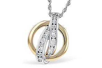 E327-66940: NECKLACE .25 TW
