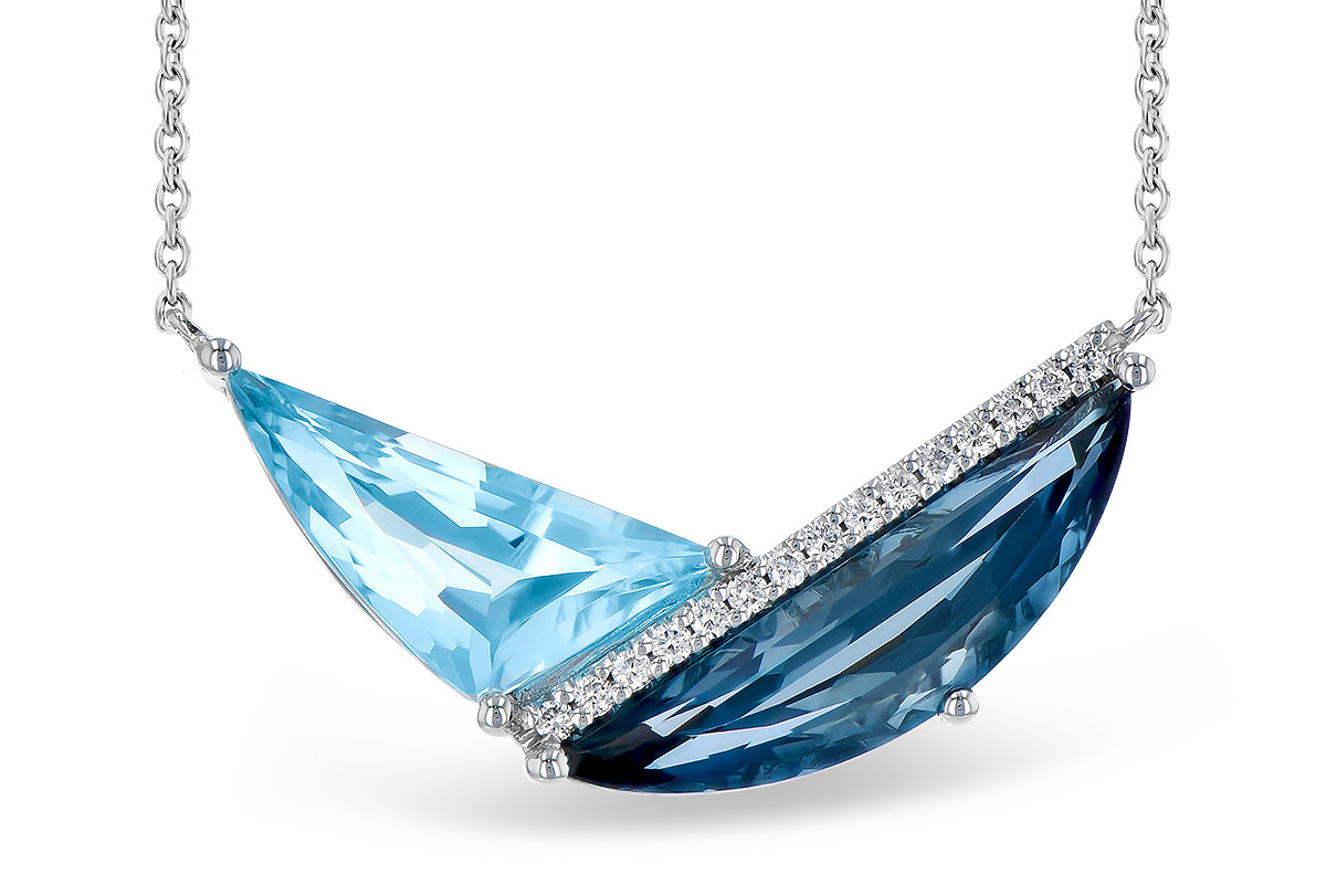 E327-66967: NECK 4.66 BLUE TOPAZ 4.75 TGW (18")