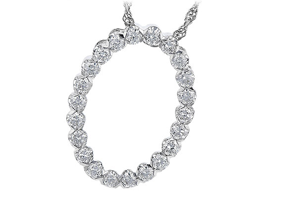 E327-68813: NECKLACE .50 TW