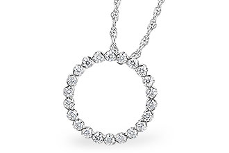 E327-69640: NECKLACE .50 TW