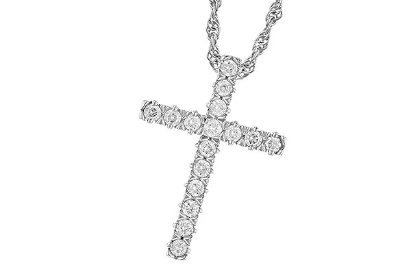 E328-55131: NECKLACE .25 TW