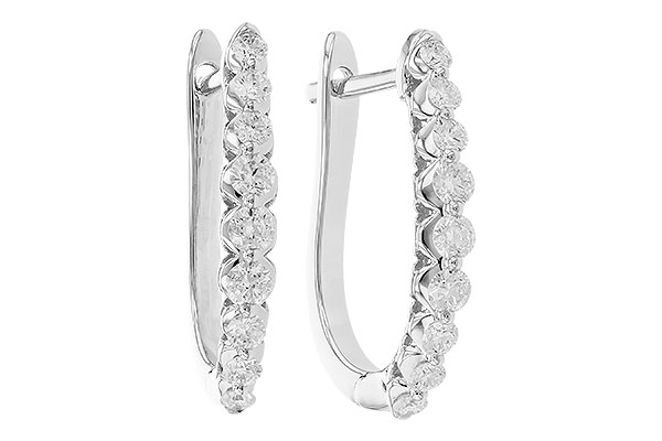 E328-57840: EARRINGS .50 TW