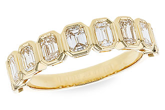 E328-57876: LDS DIA WED RG 1.35 TW EMERALD CUTS