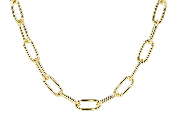 E328-60604: PAPERCLIP SM (18IN, 2.40MM, 14KT, LOBSTER CLASP)