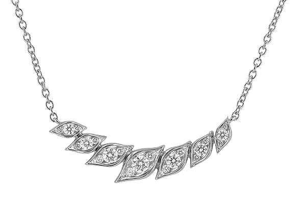 E329-46031: NECKLACE .36 TW