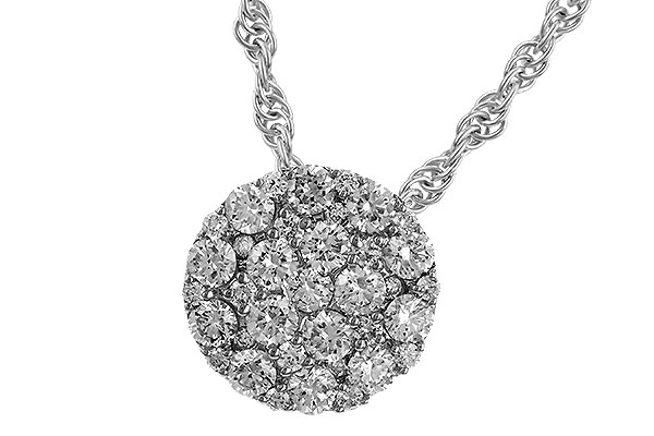 E329-46049: NECKLACE .50 TW