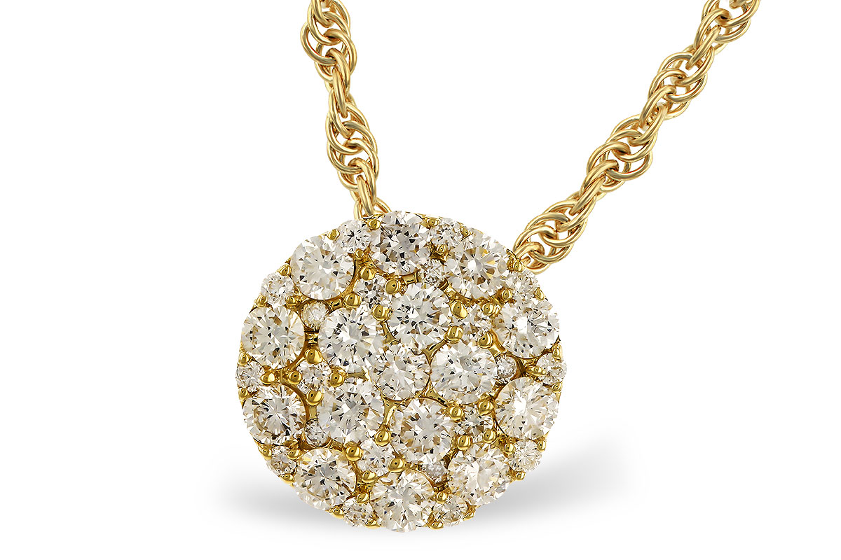 E329-46049: NECKLACE .50 TW