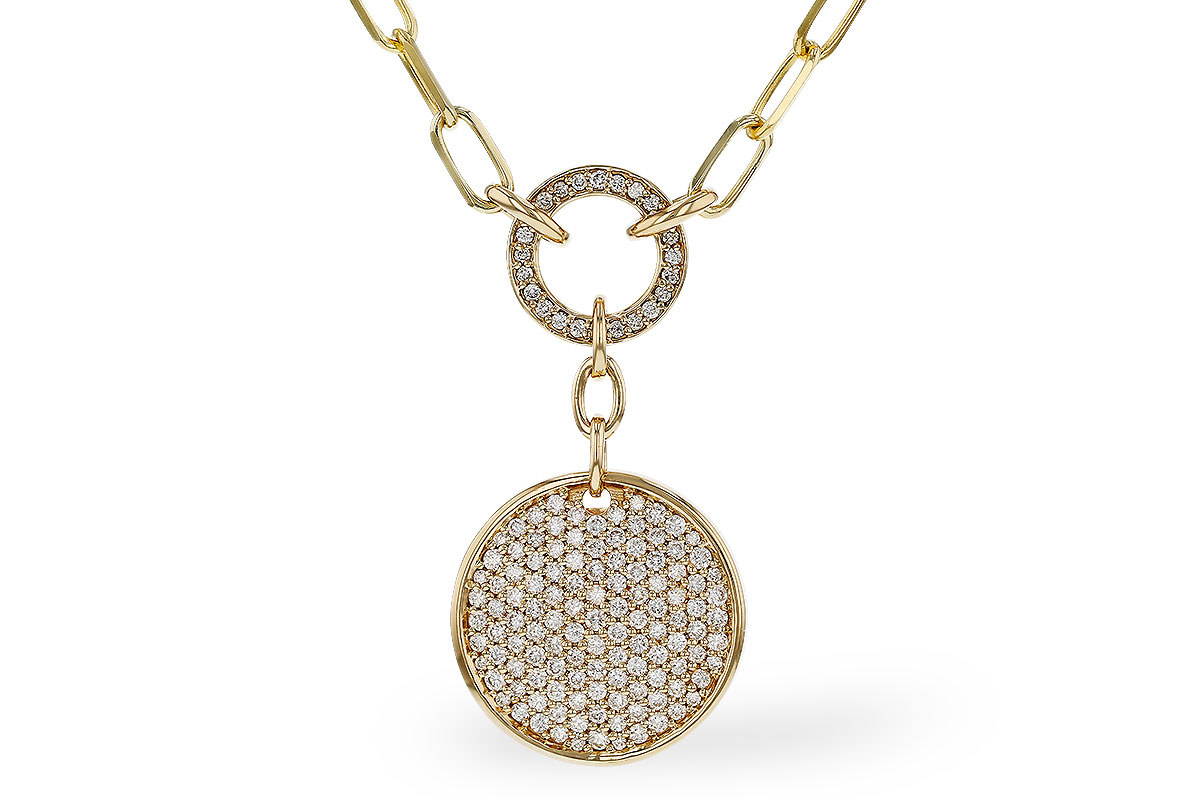 E329-47840: NECKLACE .92 TW (17")